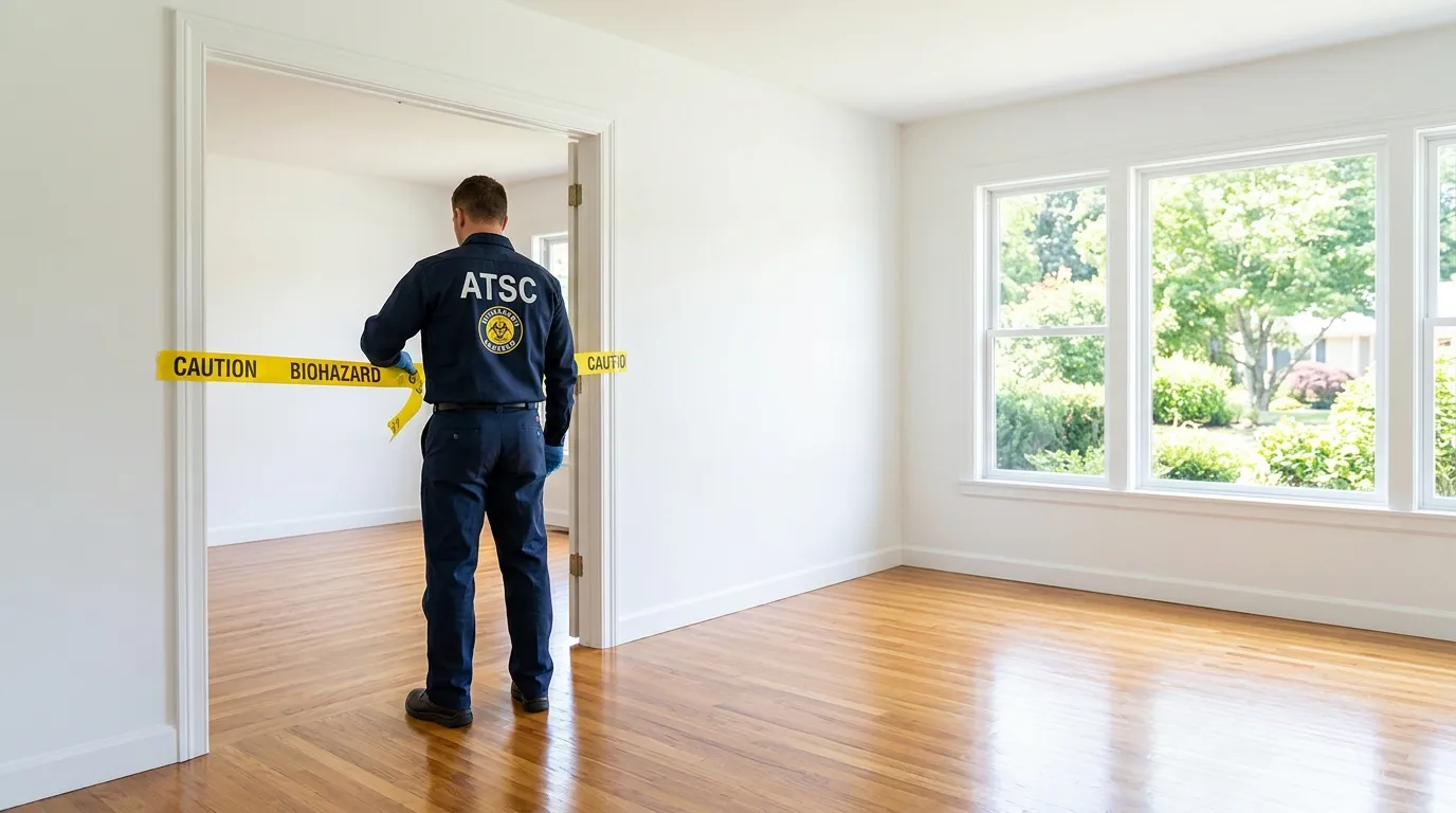 Certified biohazard cleanup crew performing Trauma Scene Cleanup in Tara Hills