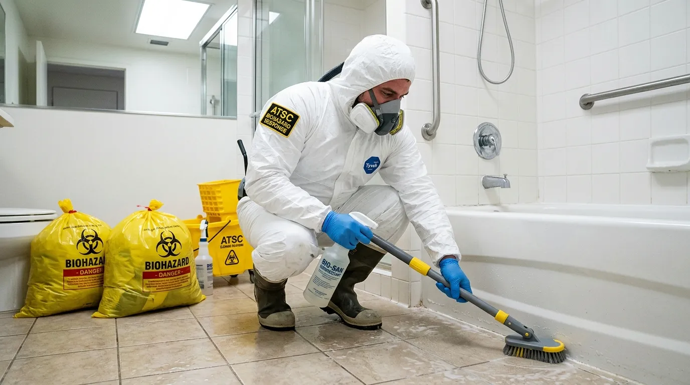 Decontamination equipment deployed for Blood Cleanup in Tara Hills